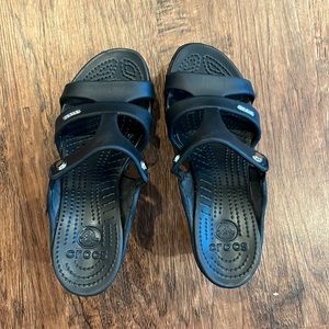 Croc heels size 8W Most comfy heels you will ever wear!